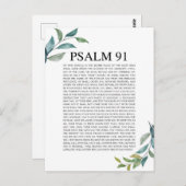 Psalm 91 NKJV Briefkaart (Voorkant / Achterkant)