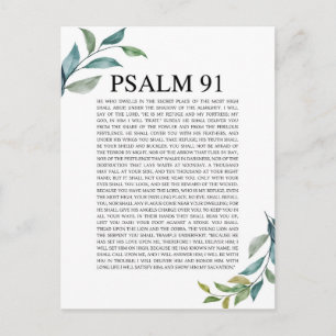 Psalm 91 NKJV Briefkaart