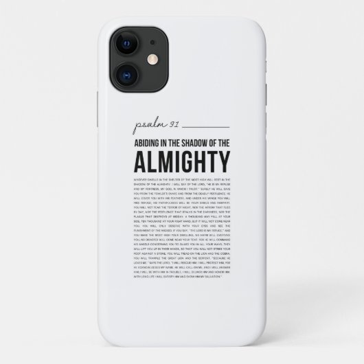 Psalm 91 NKJV Case-Mate iPhone Case (Achterkant)