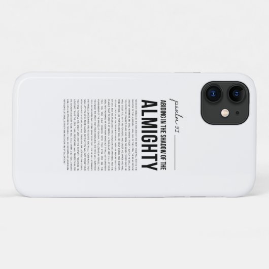 Psalm 91 NKJV Case-Mate iPhone Case (Achterkant (horizontaal))