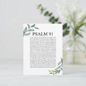 Psalm 91 NKJV is een Bijbelvertaling. De Nederland Briefkaart (Staand voorkant)