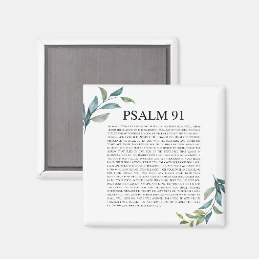 Psalm 91 NKJV Magneet (Voorkant / Achterkant)