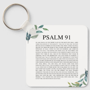 Psalm 91 NKJV Sleutelhanger