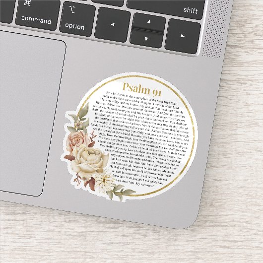 Psalm 91 NKJV Sticker (Detail)