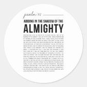 Psalm 91 NKJV Sticker (Voorkant)