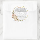 Psalm 91 NKJV Vierkante Sticker (Tas)