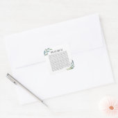 Psalm 91 NKJV Vierkante Sticker (Envelop)