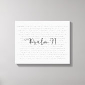 Psalm 91 Ontwerp van het Canvas van de Kunst van d (Voorkant)