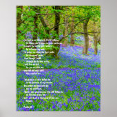 Psalm 91 over het bos van de rode hond, poster (Voorkant)