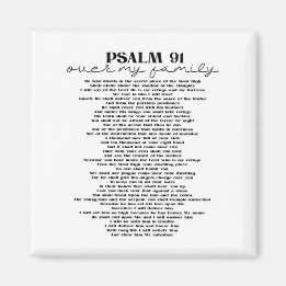 Psalm 91 over je familie magneet
