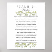 Psalm 91 over je kind Eucalyptus verlaat aangepast Poster (Voorkant)