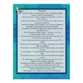 psalm 91 perfect poster (Voorkant)