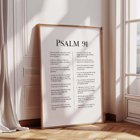Psalm 91 poster