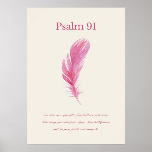 psalm 91 poster (Voorkant)