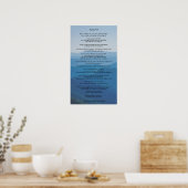 Psalm 91 Poster kan worden gepersonaliseerd (Keuken)