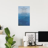 Psalm 91 Poster kan worden gepersonaliseerd (Thuiskantoor)