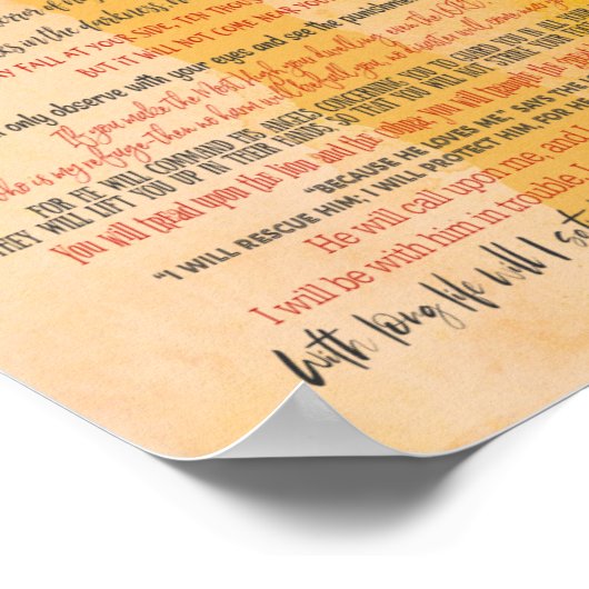 PSALM 91 Prayer Poster (Hoek)