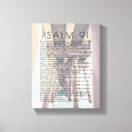 Psalm 91 Rustieke Strandpier Bijbelvers Canvas Pri Afdruk