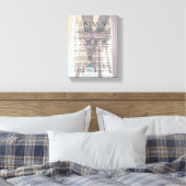 Psalm 91 Rustieke Strandpier Bijbelvers Canvas Pri Afdruk (Insitu (Slaapkamer))