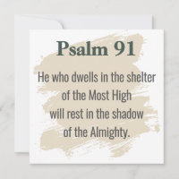 Psalm 91 Schriftkaart – Afdrukken of Downloaden