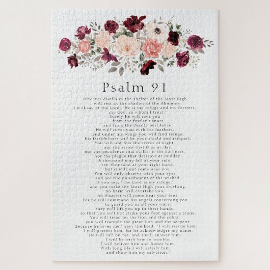 Psalm 91-script legpuzzel (Verticaal)