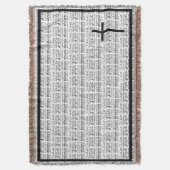 Psalm 91 Scripture Angel Bijbel Verse Modern Deken (Voorkant Verticaal)