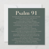 Psalm 91 Scripture Card – Print or Download Kaart (Achterkant)