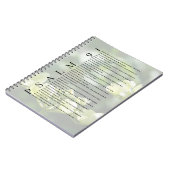 Psalm 91 Soft White Floral Christian Journal Notitieboek (Linkerzijde)