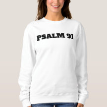 Psalm 91 Sweatshirt voor dames