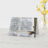 Psalm 91 - Sympathiekaart Kaart (Gele Bloem)