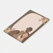 Psalm 91, TPT Zwart Vrouwen Sticky Post-it® Notes (Schuin)