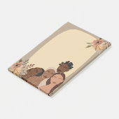 Psalm 91, TPT Zwart Vrouwen Sticky Post-it® Notes (Schuin)