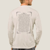 psalm 91 Tri-Blend shirt (Achterkant volledig)