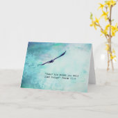 Psalm 91 van Eagle Wenskaart Kaart (Gele Bloem)