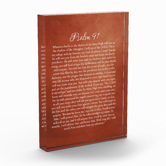 Psalm 91 voor bescherming fotoblokken (Links)