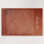 Psalm 91 voor Bescherming Legpuzzel (Horizontaal)