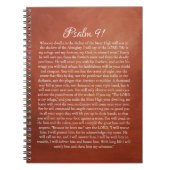 Psalm 91 voor bescherming notitieboek (Voorkant)