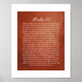 Psalm 91 voor bescherming poster (Voorkant)