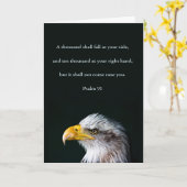 Psalm 91 voor bescherming | Spirituele aanmoedigin Kaart (Gele Bloem)