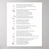 Psalm 91 Wall Art Poster (Voorkant)