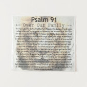 Psalm 91 wandtapijt wandkleed (Voorkant (horizontaal))