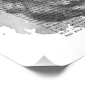 Psalm 91 waterkleur Lion Black and White Foto Afdruk (Hoek)