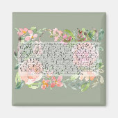 Psalm 91 waterverf magneet (Voorkant)