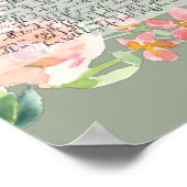 Psalm 91 waterverf poster (Hoek)