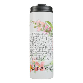 Psalm 91 waterverf Schrift kunstmagneet Thermosbeker