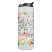 Psalm 91 waterverf Schrift kunstmagneet Thermosbeker (Gedraaid links)