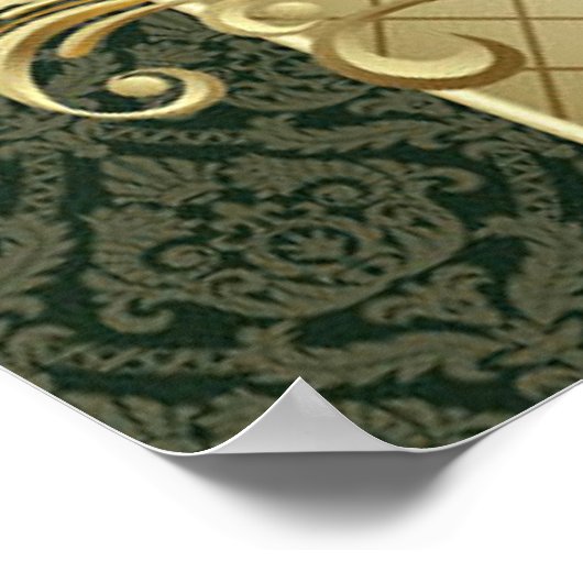 Psalm 92:12 Maronitische kerk Cedar of Libanon Poster (Hoek)