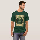 Psalm 92:12 Maronitische kerk Cedar of Libanon T-shirt (Voorkant volledig)