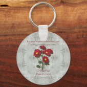 Psalm 92:1 ~ Geef Bedankt aan de Heer Sleutelhanger (Voorkant)