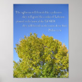 Psalm 92 Blue Sky Poster (Voorkant)